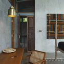 Reflections House / Thought Parallels - Interior Photography, Table, Wood, Door, Chair, Beam
